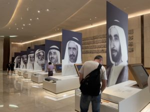 Etihad Museum - homenagem aos fundadores dos EAU